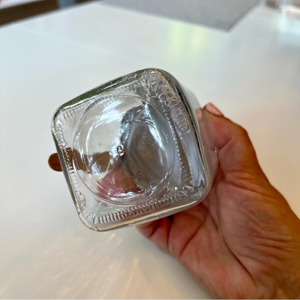 Glass Spice Jar with Silver Lid and Wooden Spoon - Picture 3 of 6